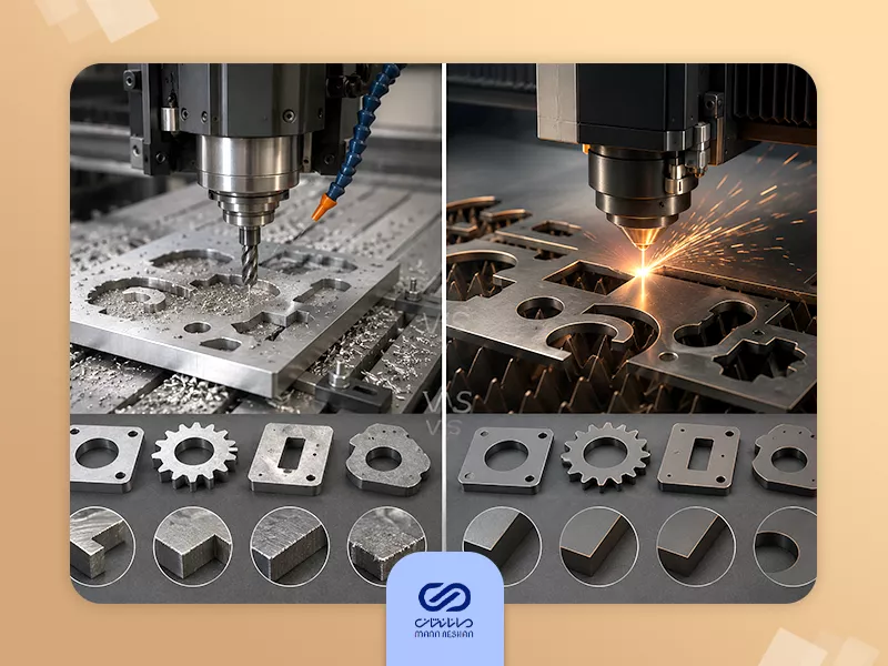 تفاوت برش لیزری و CNC چیست؟ راهنمای انتخاب بهترین روش