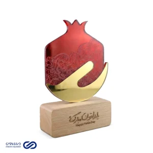 تندیس طرح انار قرمز یلدا