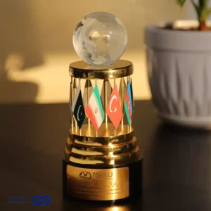 تندیس همایش دیپلماسی اقتصادی ماکو طرح کره زمین
