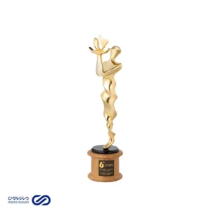 تندیس انتزاعی طرح صعود و پرنده