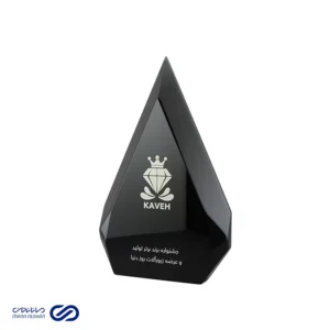 تندیس مشکی الماس تراش ‌خورده برند برتر